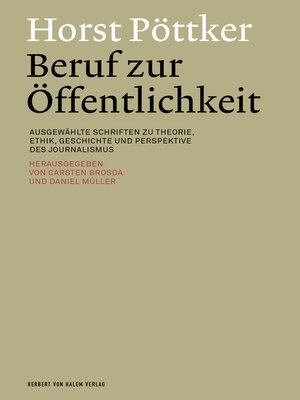 cover image of Horst Pöttker